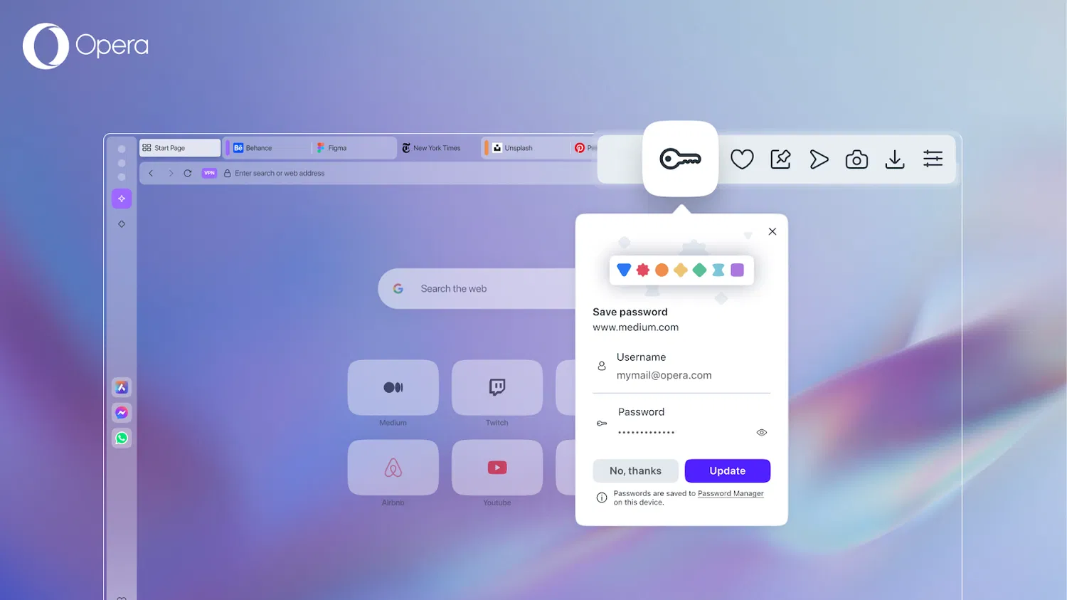 ���������� ���� ���������� ������� � Opera