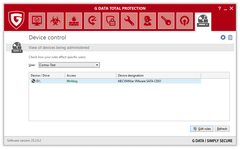 ����� G Data Total Security 2017 - �������� ���������