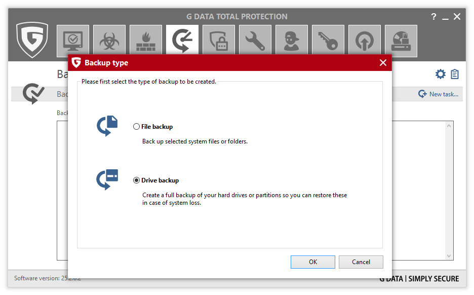 ����� G Data Total Security 2017 - ��������� �����������