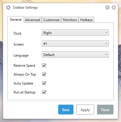 Sidebar Diagnostics � ����� ���������
