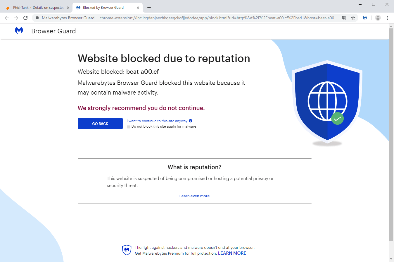 Malwarebytes Browser Guard