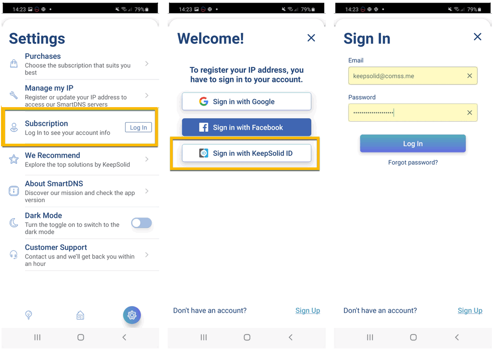 ���������� �������� KeepSolid SmartDNS