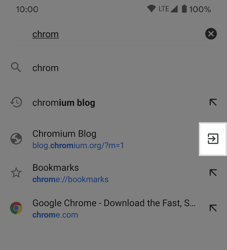 Chrome ��� Android