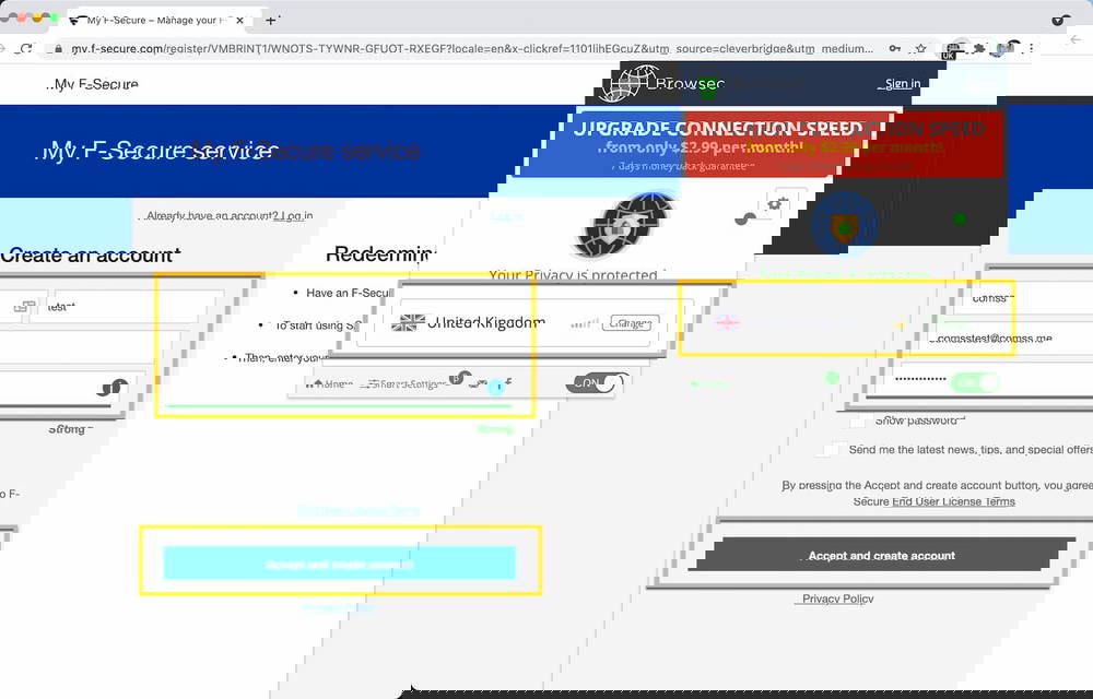 F-Secure SAFE � ���������� �������� �� 1 ���