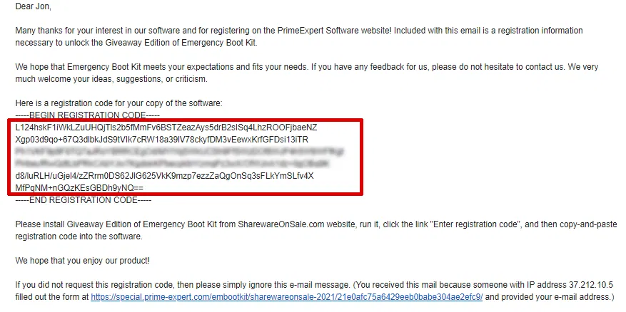 ���������� �������� Emergency Boot Kit (Giveaway Edition)