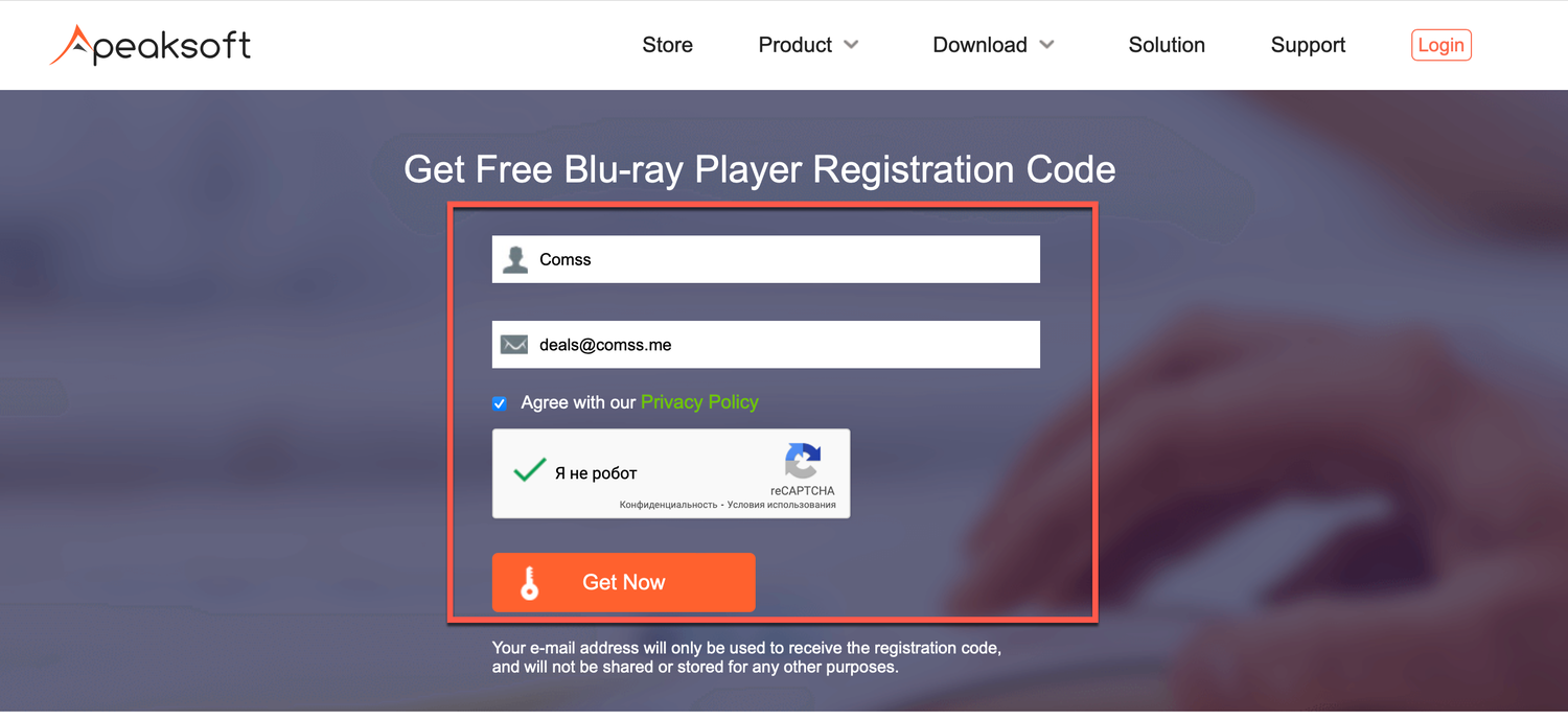 ���������� �������� Apeaksoft Blu-ray Player