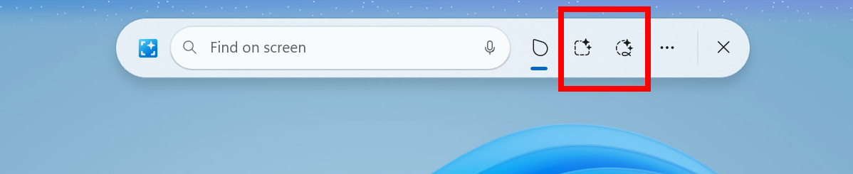 ������ ������ Freeform � Rectangle � Click to Do, ���������� ������� ������