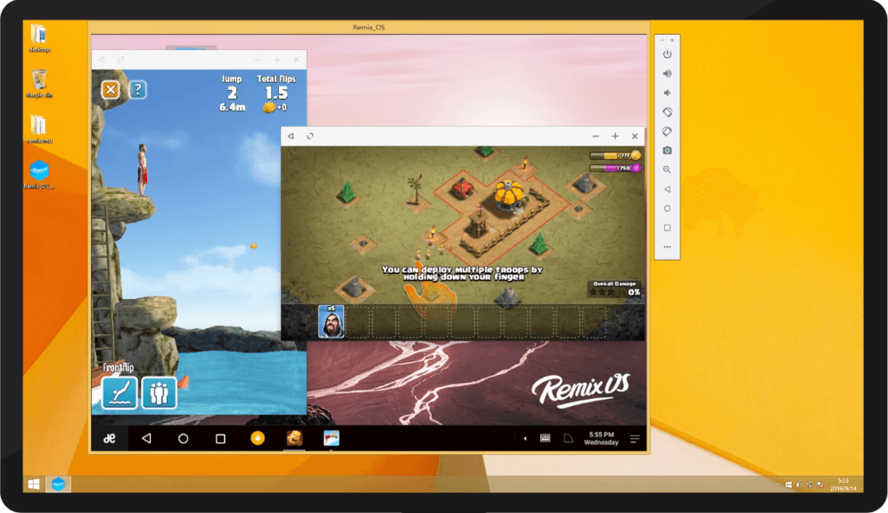 Remix OS Player - ����� �������� Android ��� Windows ��