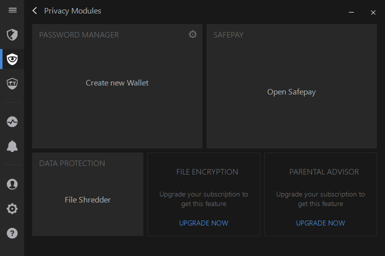 ����� Bitdefender Antivirus Plus 2017: Bitdefender Wallet
