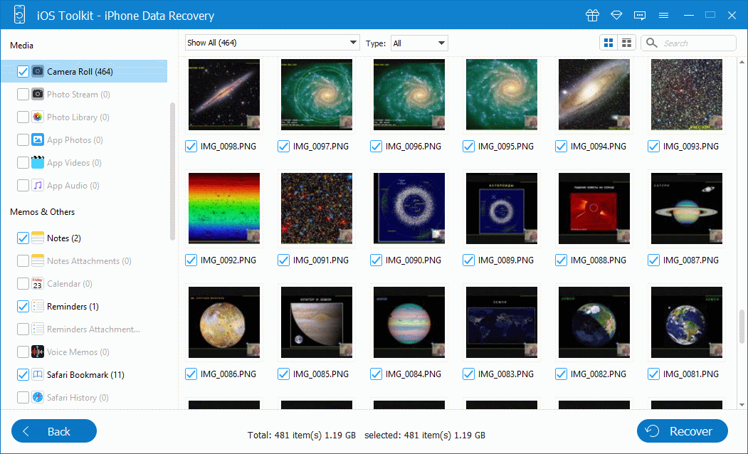 ���������� �������� AnyMP4 iPhone Data Recovery ��� Windows