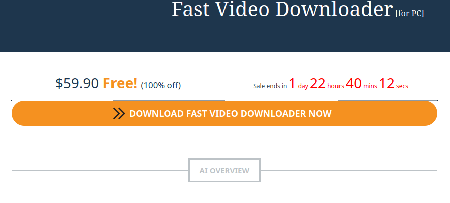 ���������� �������� Fast Video Downloader