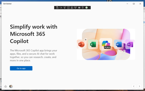 �������� Microsoft 365 Copilot � ������� ������� �������.