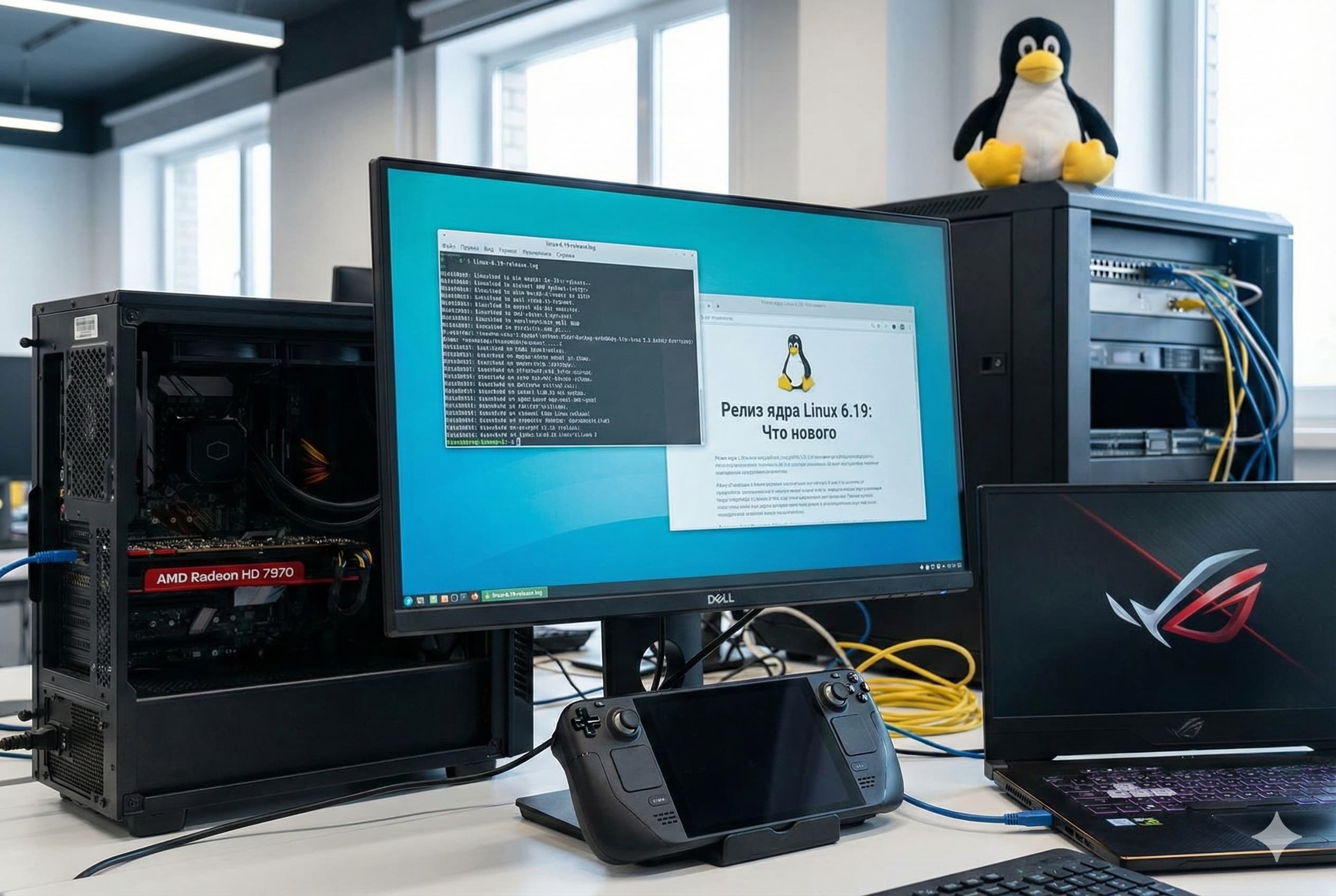 Релиз ядра Linux 6.19: Что нового