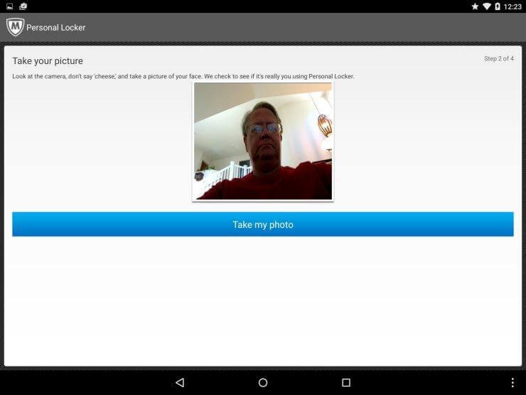 ����� McAfee LiveSafe (2017): Personal Locker
