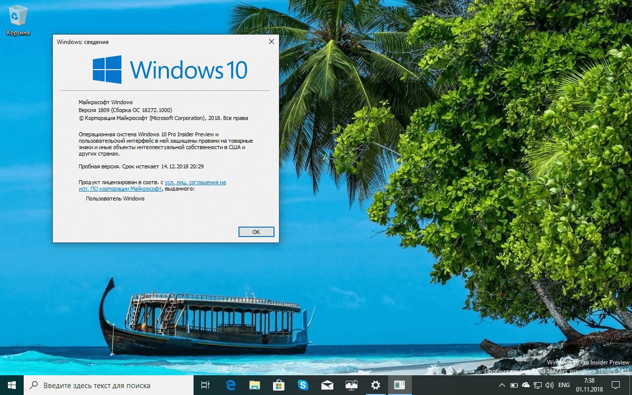 Windows 10 build 18272 (19H1): ������ ����������� ISO-������ �������� ��� ��������
