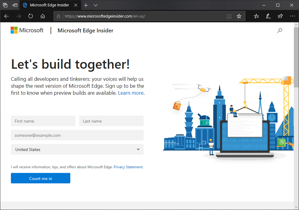 Microsoft Edge Insider