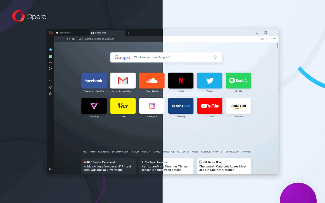 Светлая и темная тема, вдохновленная фотографией