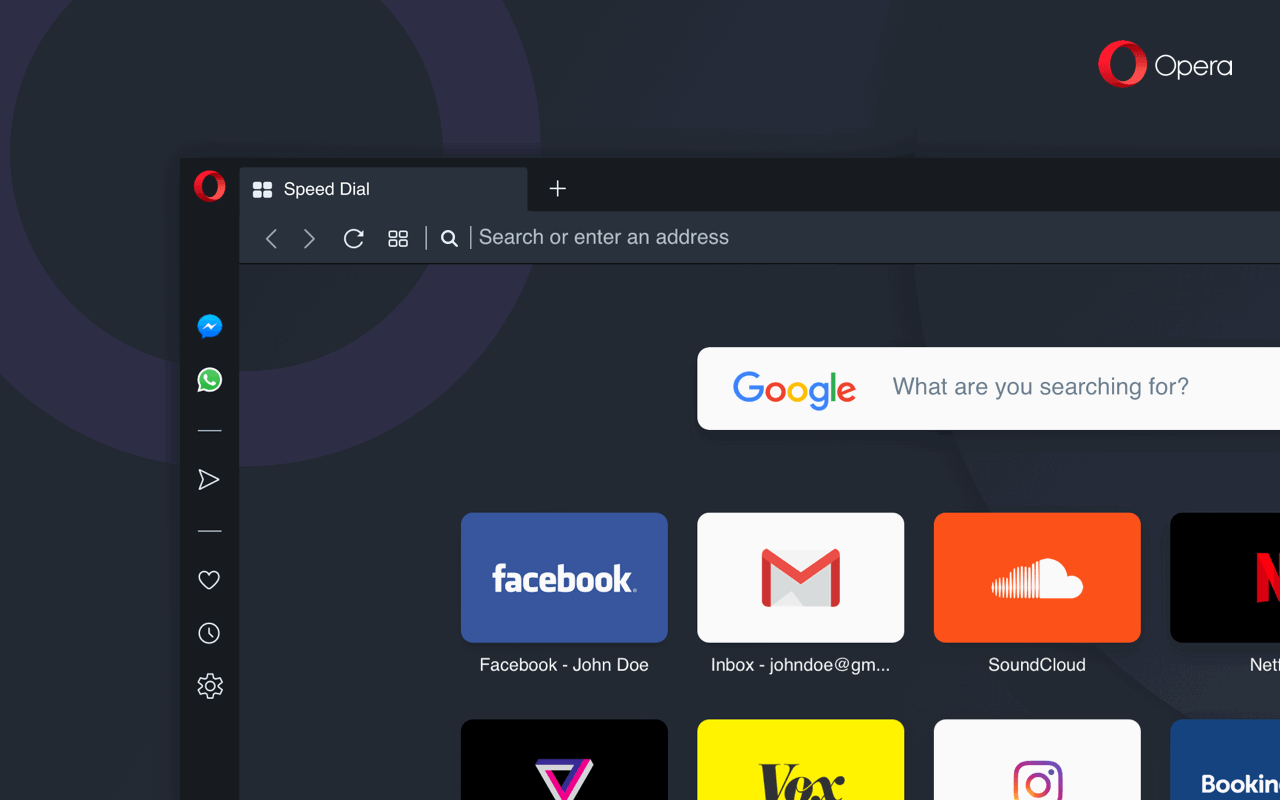 Темная тема Opera R3