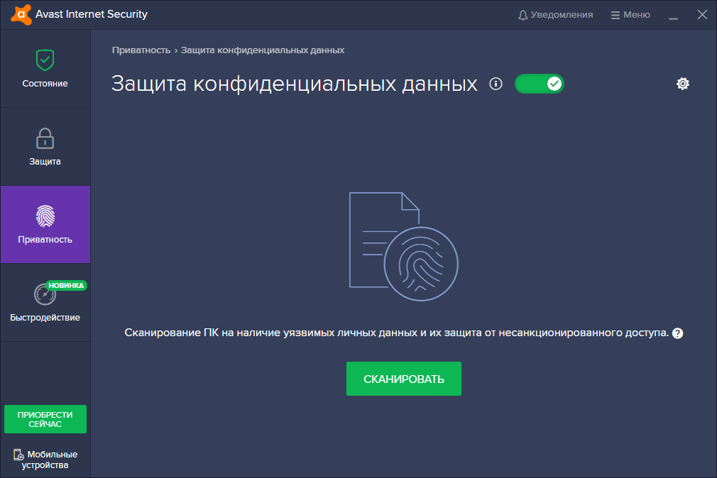 Avast Internet Security 2019: ������ ���������������� ������