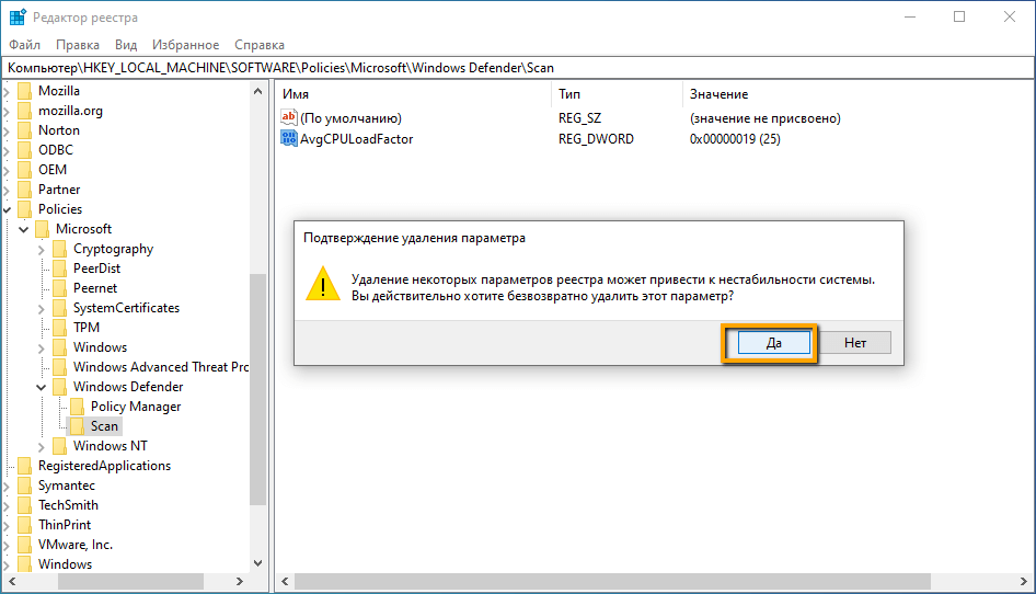 ������� AvgCPULoadFactor