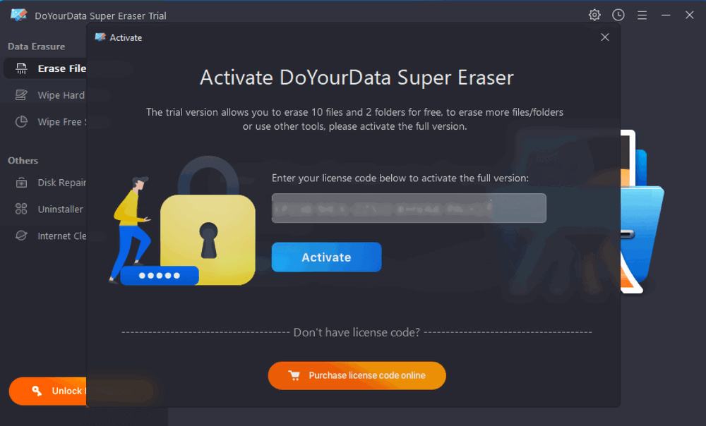 ���������� �������� DoYourData Super Eraser