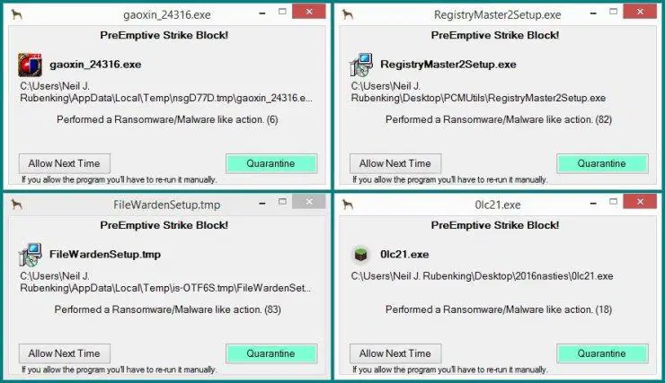 ����� WinPatrol WinAntiRansom: ������� ���������� ������ ������������