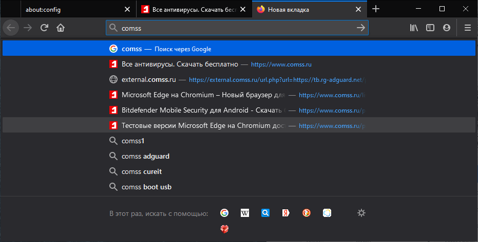 ��������� ���������� ��������� � �������� ������