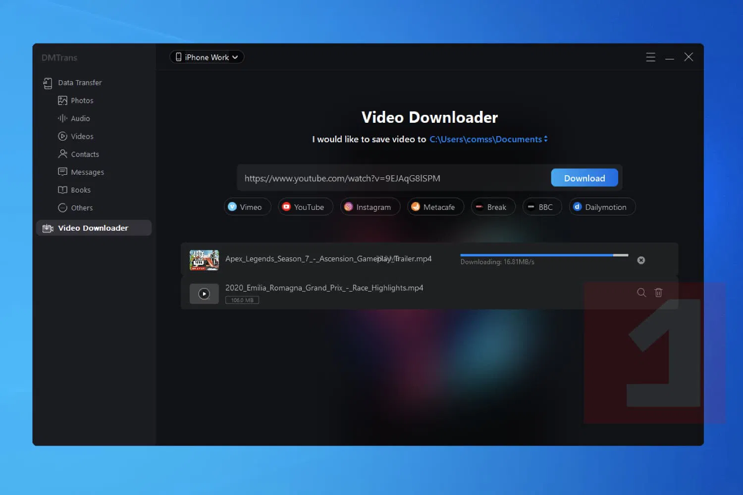 ���������� �������� Donemax DMtrans ��� Windows