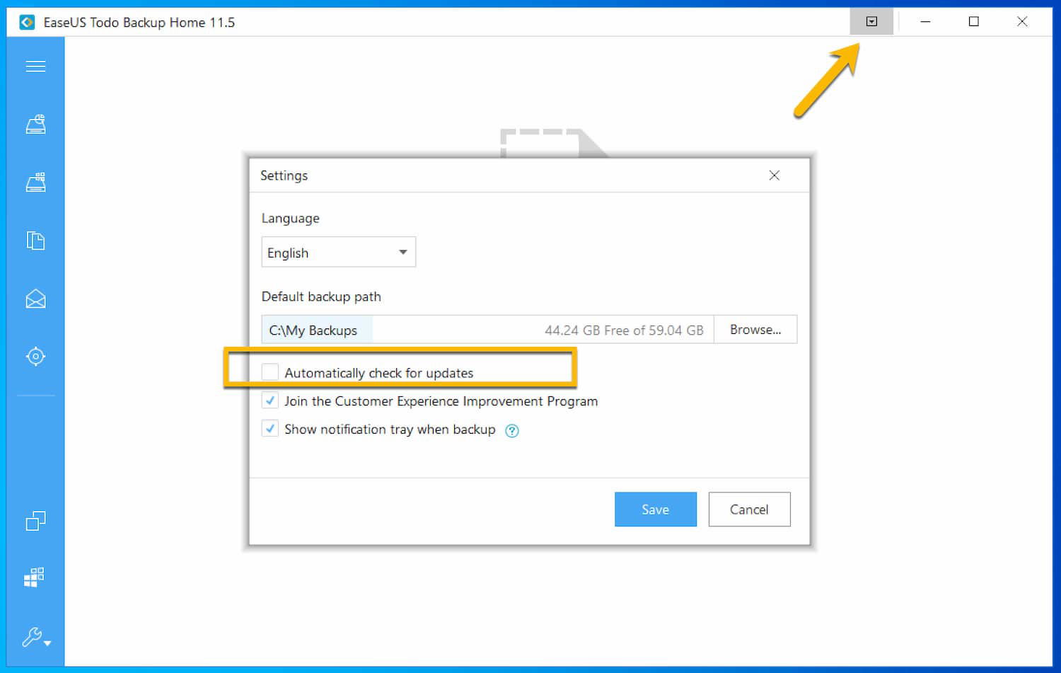 EaseUS Todo Backup Home  � ���������� ��������