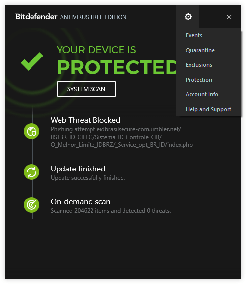 Bitdefender Antivirus Free Edition (2017)