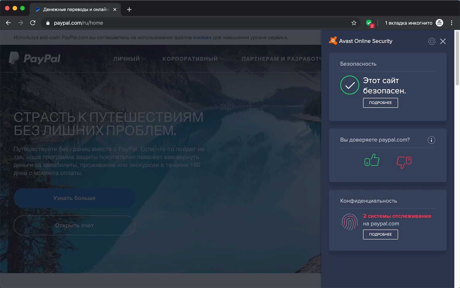 Avast Online Security
