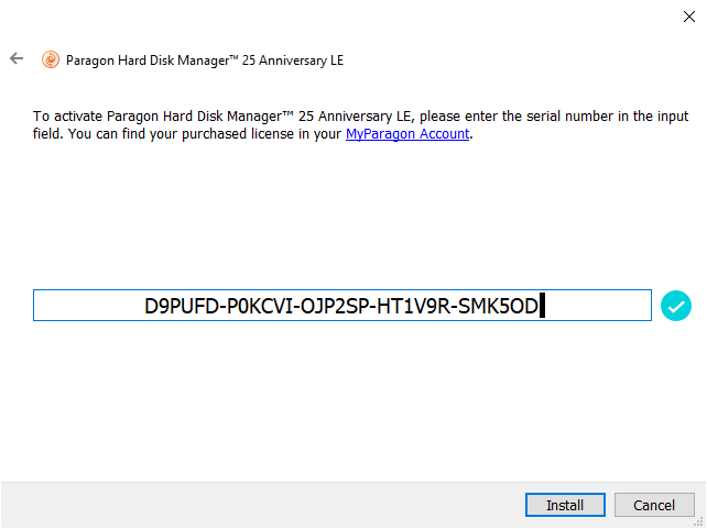 PARAGON Hard Disk Manager