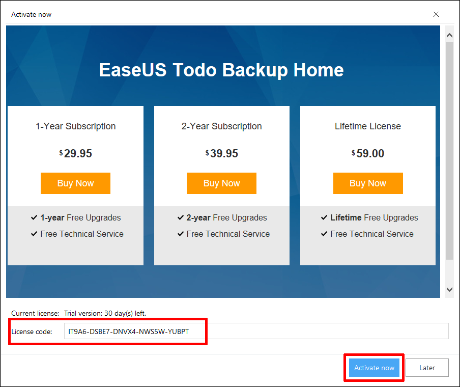 EaseUS Todo Backup Home  � ���������� ��������