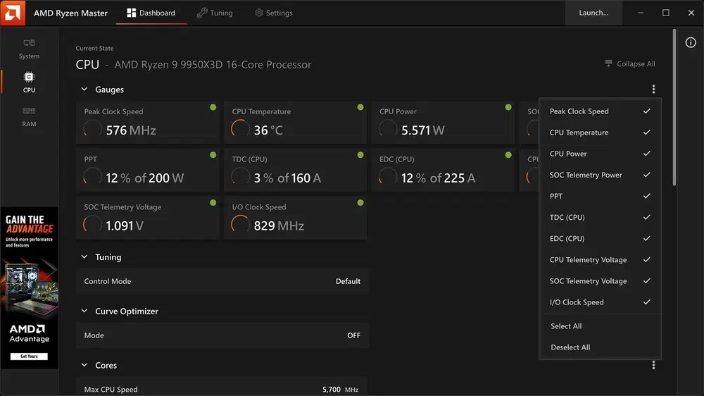 ����� ��������� Ryzen Master 3.0