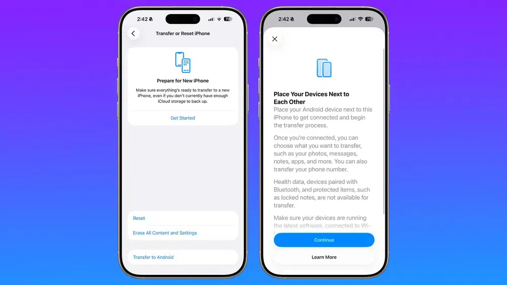 ������� ������ � iPhone �� Android � iOS 26.3