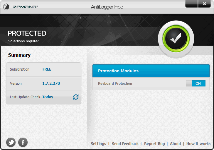 Zemana AntiLogger Free - ���������� ����-��������� � �����������