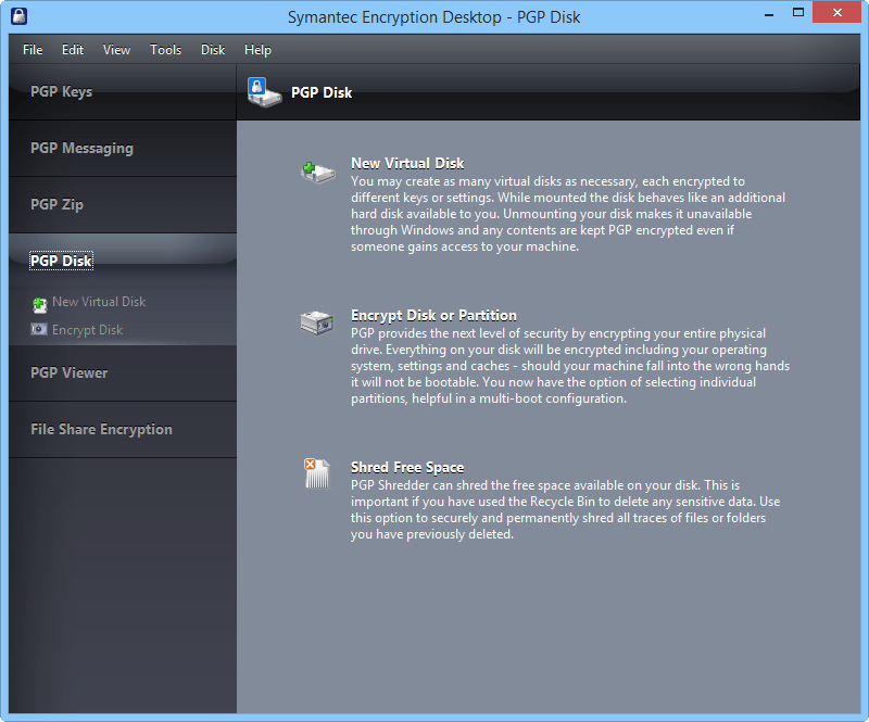 ������������ TrueCrypt: Symantec Drive Encrpytion