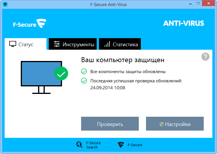 ����� F-Secure Anti-Virus 2015: ������ ����������