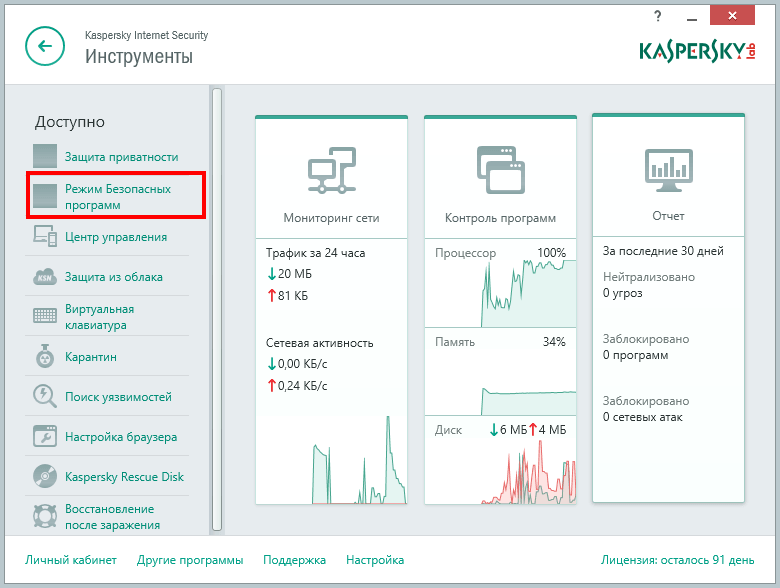 Kaspersky Internet Security 2016: ��������� ������ ���������� ��������