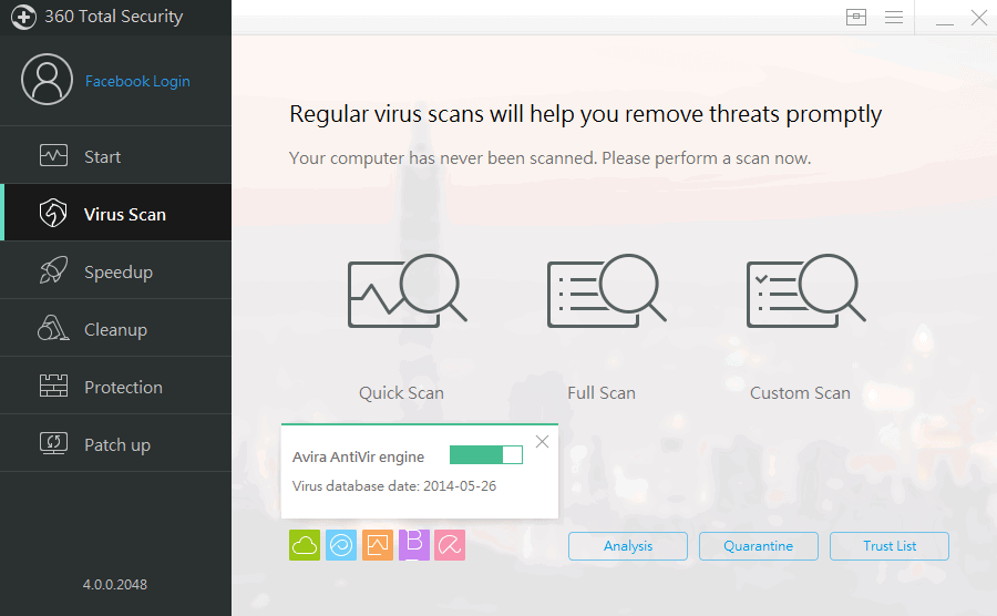 ����� ������ 360 Total Security � ���������� � ������������ �����������
