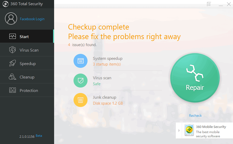 360 Total Security: ����������� �������� ��