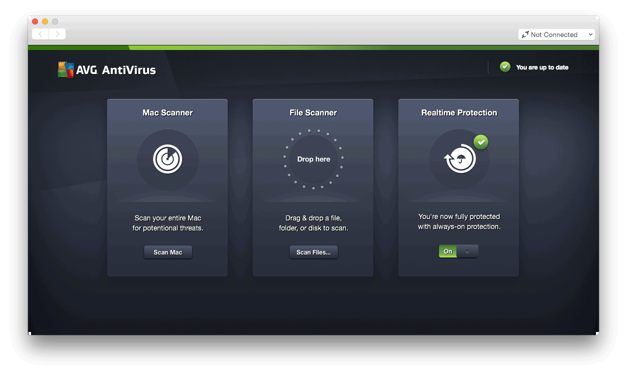 ����� AVG Protection (2016): ������ Mac