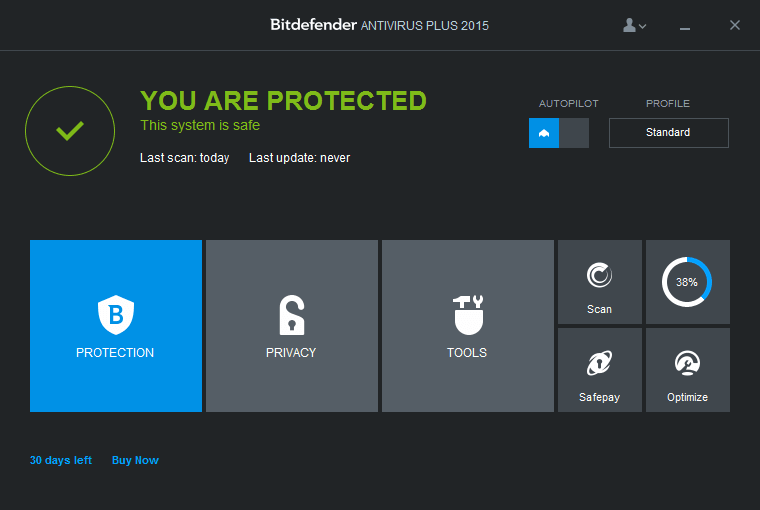 ����� Bitdefender Antivirus Plus 2015: ������ ����������