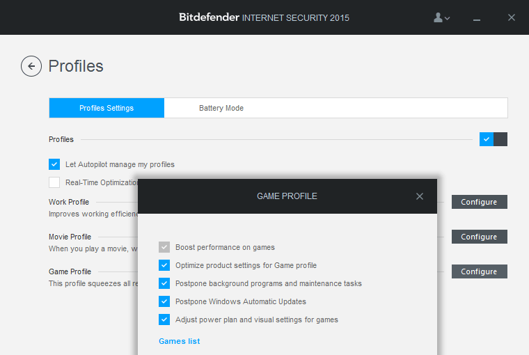 ����� Bitdefender Internet Security 2015: ���������� ����������� ��������