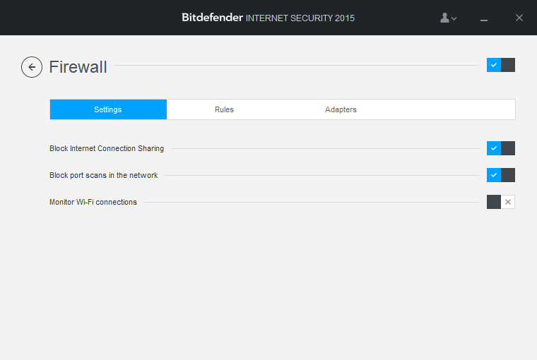 ����� Bitdefender Internet Security 2015: ��������� ��������