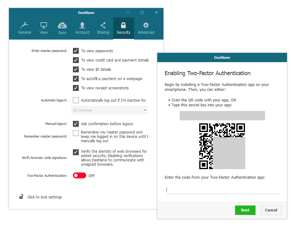 ����� Dashlane 4: ������ �������