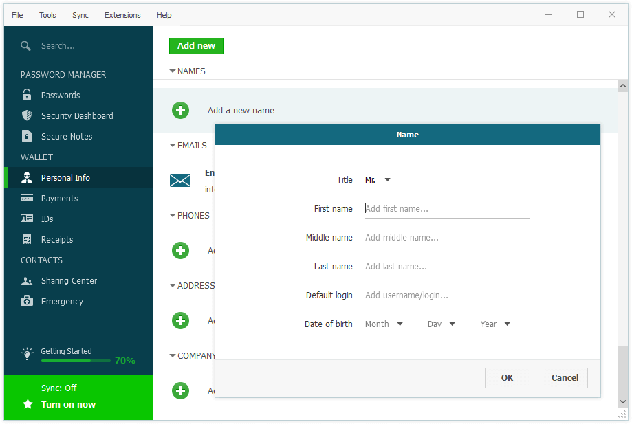 ����� Dashlane 4: ����������� ���������� �������