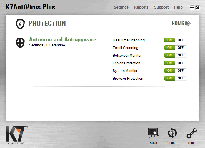 ����� K7 AntiVirus Plus 14: ���������� ������