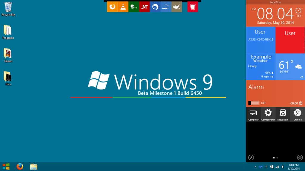 ��������� ���������� �������� ����� Windows 9