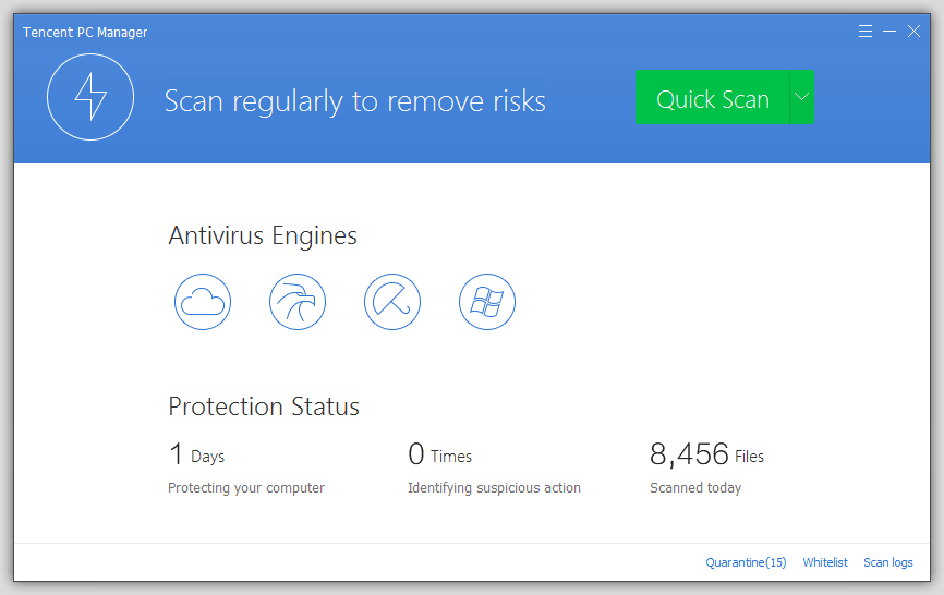 Tencent PC Manager ���  Windows 10
